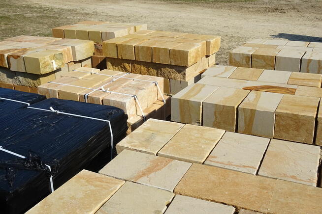 Kamień murowy 20x20x40 formak rzędowy murak z piaskowca