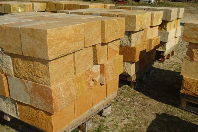 Kamień murowy 20x20x40 formak rzędowy murak z piaskowca