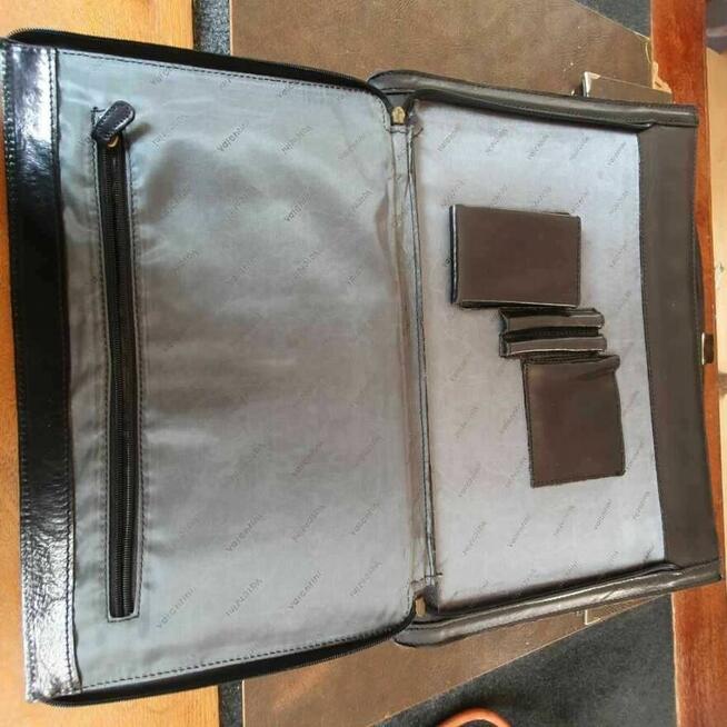 Teczka elegancka z naturalnej skóry, angielska