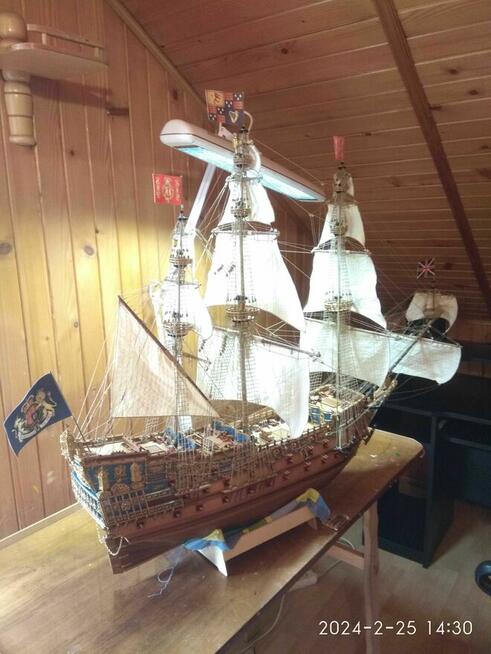 XVII-wieczny żaglowy okręt wojenny„Władca mórz”