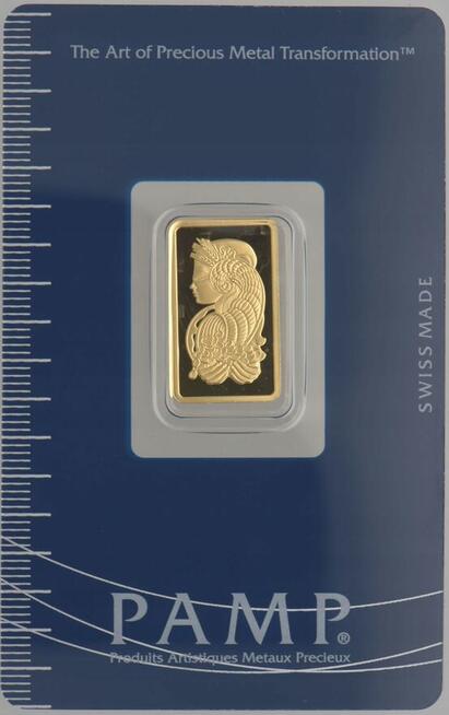 sztabka złoto PAMP