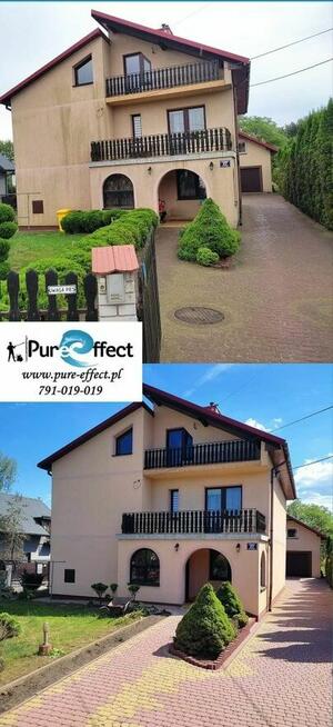 Czyszczenie i impregnacja kostki brukowej elewacji dachów