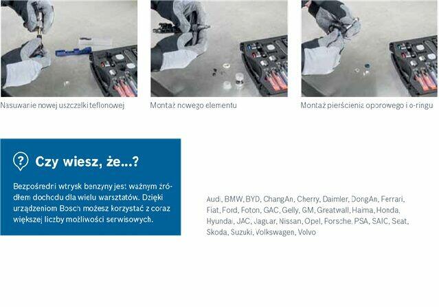 BTG 5120 Bosch narzędzia do wtryskiwaczy benzynowych