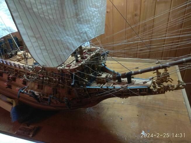 XVII-wieczny żaglowy okręt wojenny„Władca mórz”