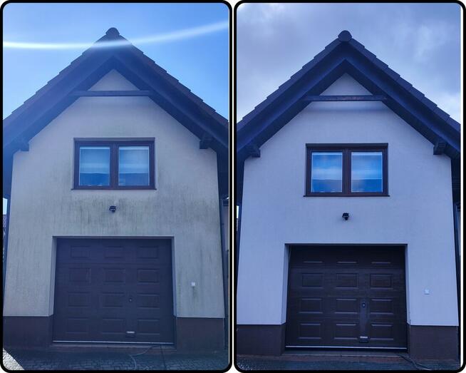 Czyszczenie i impregnacja kostki brukowej elewacji dachów