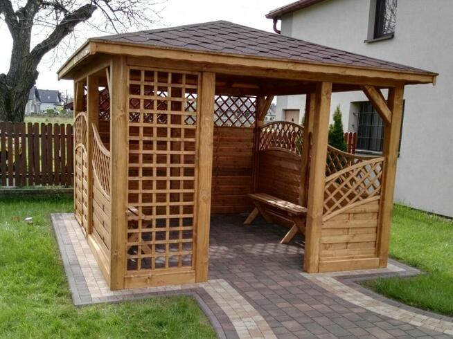 Altana drewniana , altanka ogrodowa - montaż gratis