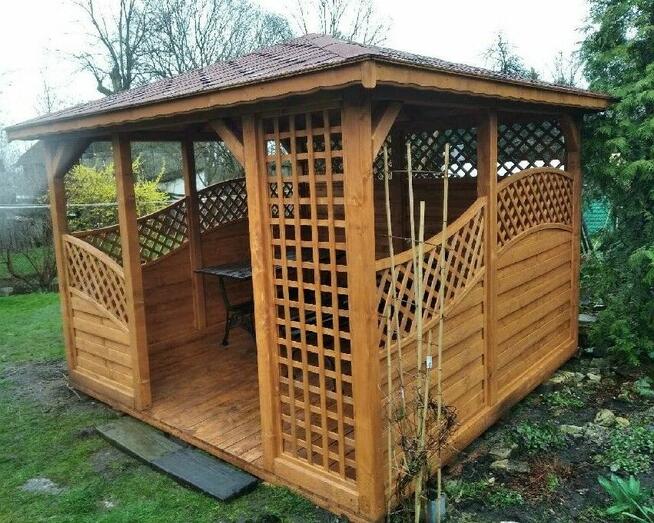 Altana drewniana , altanka ogrodowa - montaż gratis