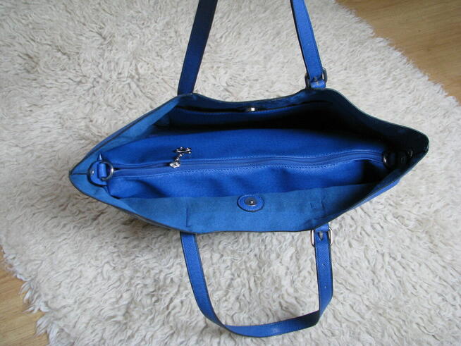 Zestaw torebek 2w1 duża torebka damska szoperka i kosmetyczk