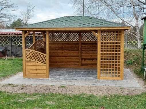 Altana drewniana , altanka ogrodowa - montaż gratis