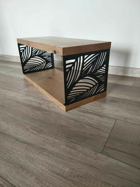 Półka ścienna wisząca, dekoracja loft