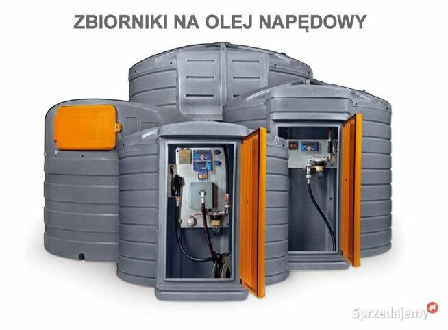 ZBIORNIK NA PALIWO ON 5000L DUŻE DRZWI