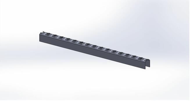 Szczebel, szczeble drabinowe do drabin, stalowe, perforowane