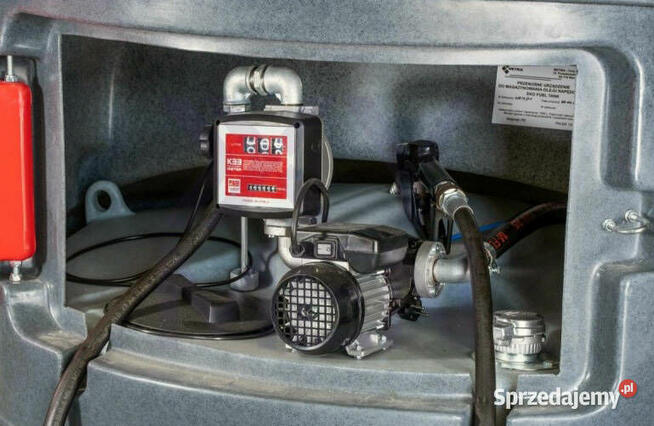 Zbiornik dwupłaszczowy na paliwo olej napędowy 1500L