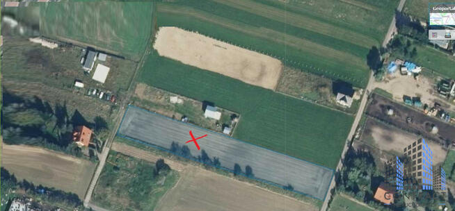 Działka budowlana Kunice, Fiołkowa