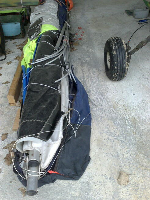 motolotnia na części skrzydło Libre 2 nadwozie