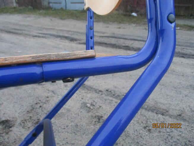 Krzesło metalowe regulowane