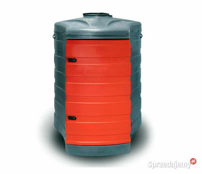 Zbiornik dwupłaszczowy olej napędowy 1500L Duże drzwi