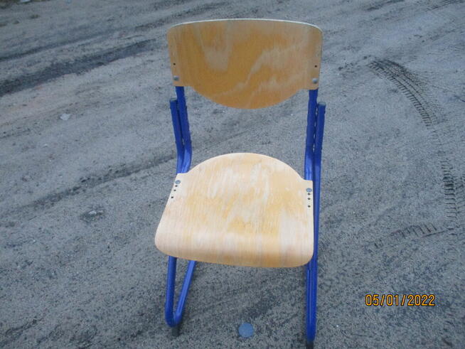 Krzesło metalowe regulowane