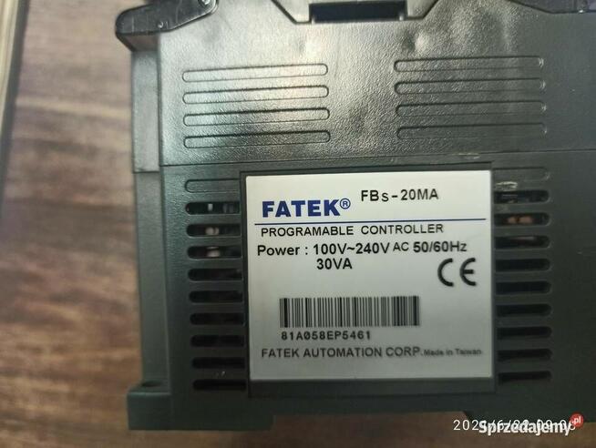 sterownik programowalny FATEK FBS -20 MA lignum