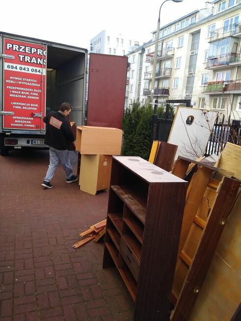 WYWÓZ MEBLI AGD wynoszenie mebli na gabaryty 7dni tanio