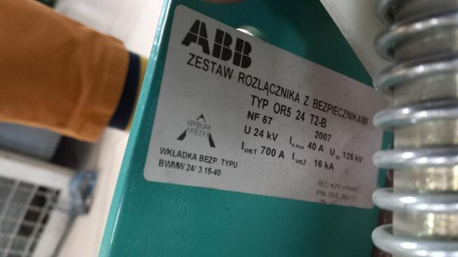 zestaw rozłącznika z bezpiecznikami TYP OR5 24 T2B