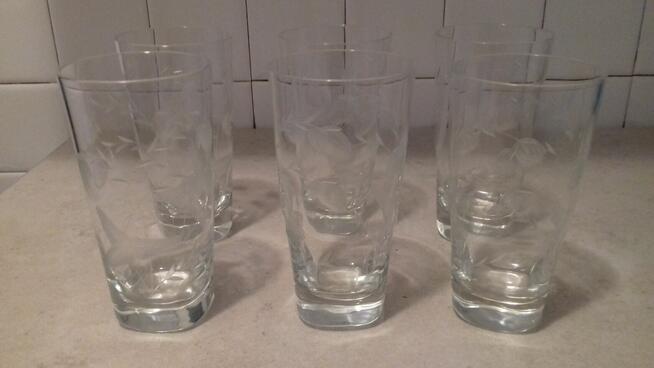 Szklanki wysokie kryształowe, Vintage, do sprzedania