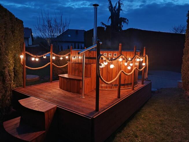 Mobilna Balia na wynajem - spa w twoim ogrodzie