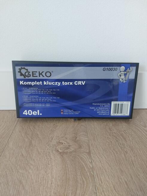 Komplet kluczy torx CRV 40el. metal box