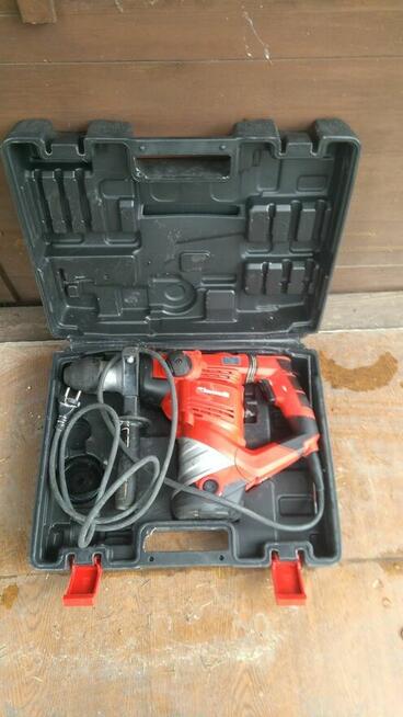 Młot udarowy młotowiertarka Titan, Einhell dłuta.