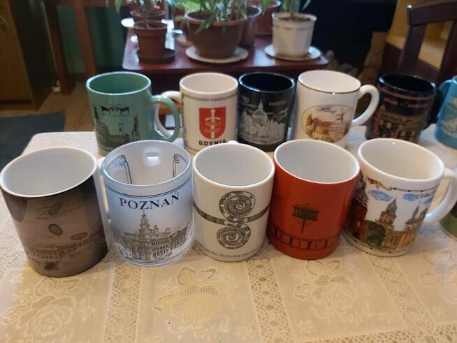 kubki z różnych miast