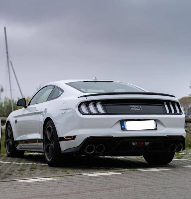 Biały Mustang do ślubu 5,0 l v8