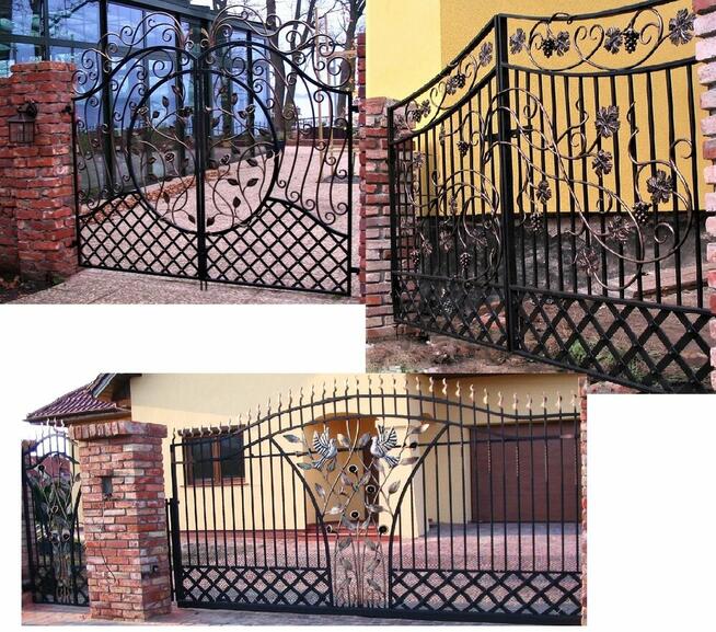 brama kuta ,ogrodzenie kute na wymiar