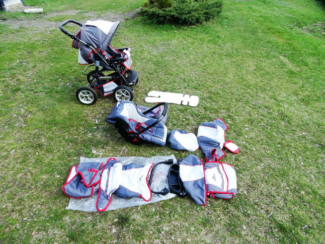 Wózek dziecięcy 3 w 1 BERGSTEIGER MILANO w stanie idealnym.