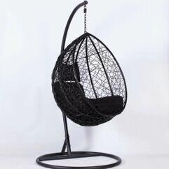 Fotel wiszący bujany kokon ogrodowy kosz huśtawka + poduszki