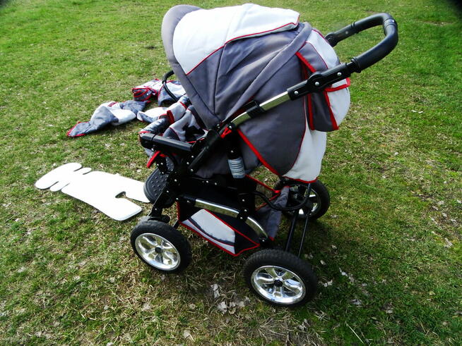 Wózek dziecięcy 3 w 1 BERGSTEIGER MILANO w stanie idealnym.