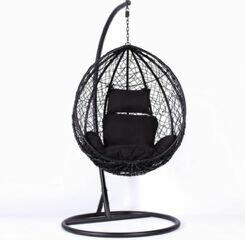 Fotel wiszący bujany kokon ogrodowy kosz huśtawka + poduszki