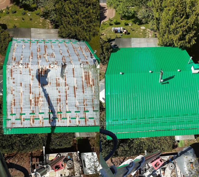 Malowanie Dachów, Malowanie Elewacji, Mycie, Impregnacja,