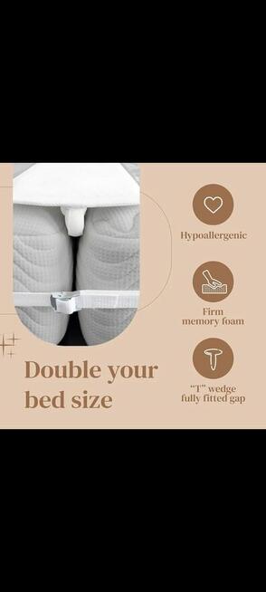 Insieme łącznik materaca