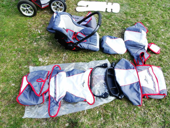 Wózek dziecięcy 3 w 1 BERGSTEIGER MILANO w stanie idealnym.