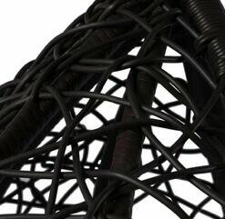 Fotel wiszący bujany kokon ogrodowy kosz huśtawka + poduszki