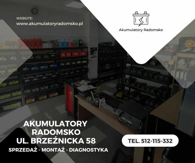 Akumulator VIKING 61Ah 510A P+ Radomsko, Brzeźnicka 58