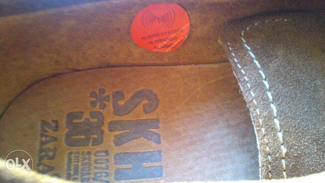 buty ZARA - dziecięce - zamsz - skóra