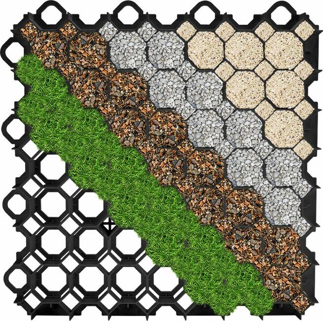 KRATKA TRAWNIKOWA Parkingowa Stella Green Premium 50x50x4