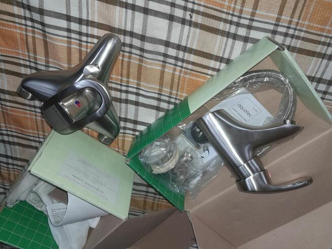 Sevilla bateria umywalkowa wannowa inox nowa