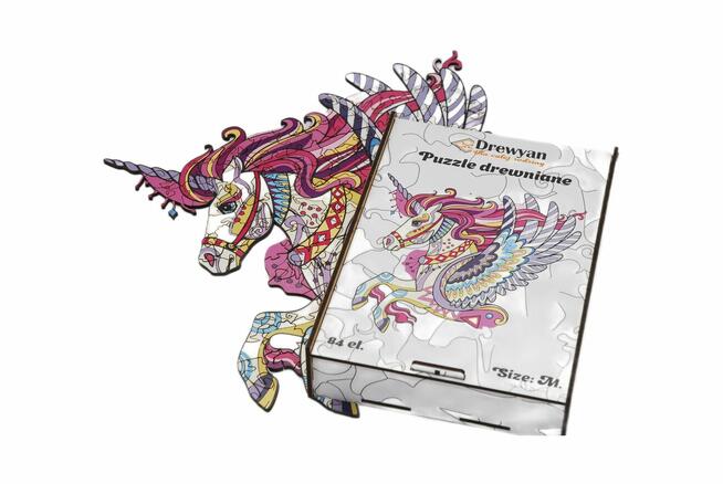 Puzzle Drewniane Premium EKO Układanka Pegas A4