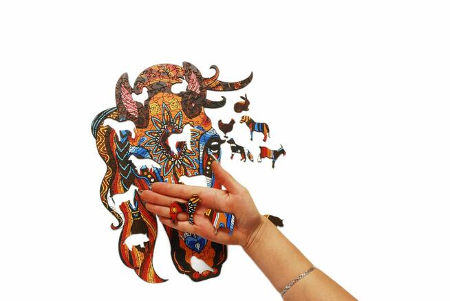 Puzzle Drewniane Premium EKO Koń A4