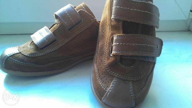 buty ZARA - dziecięce - zamsz - skóra