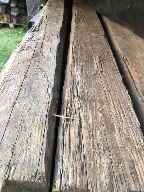 Stare belki szczotkowane drewno ciosane loft/ industrial