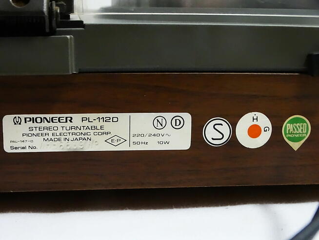 Gramofon Pioneer PL-112D Belt Drive