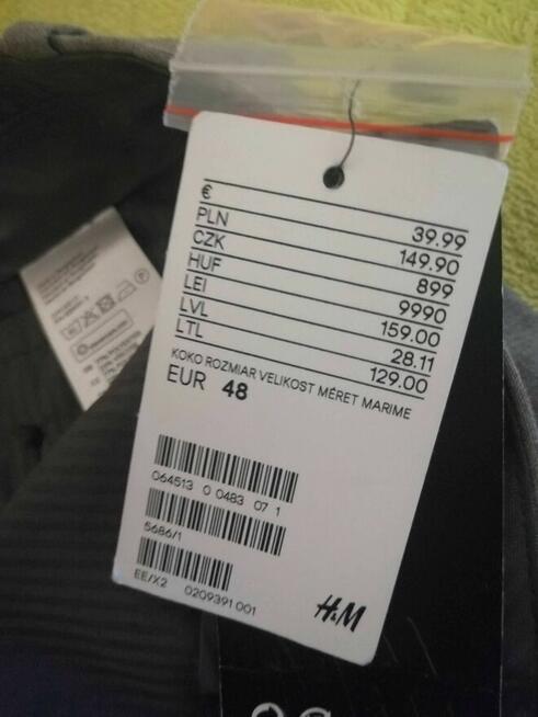 H&M spodnie damskie eleganckie